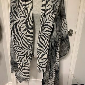 Lightweight silk scarf. Multi use